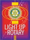DG Nori’s banner. A Rotary District Governor serves for one year. Each Governor is encouraged to adopt a banner expressing his or her theme for the year.